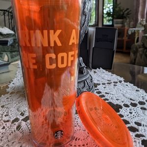 Starbucks Drink All The Coffee Tumbler